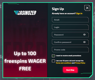 casinozer connexion