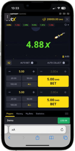 jetx demo