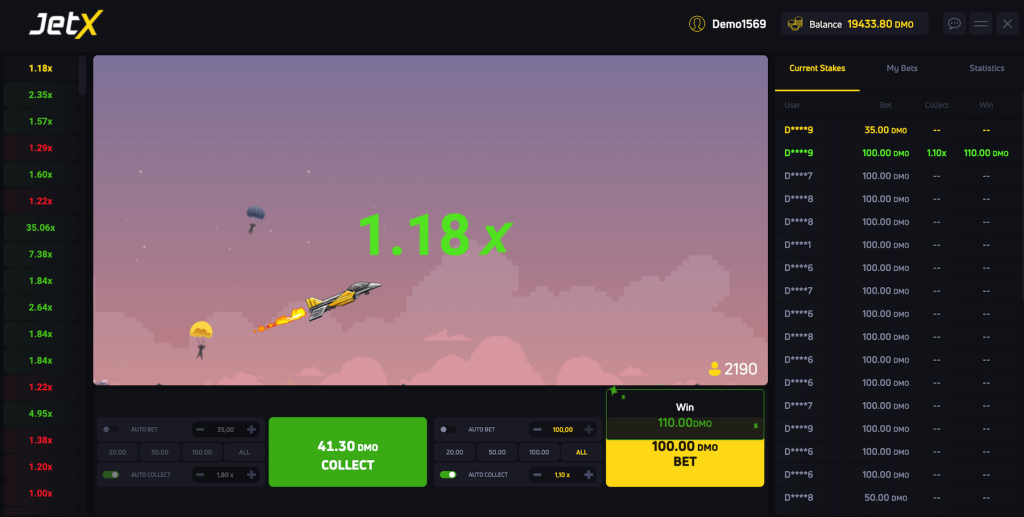 pin up demo jetx